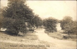 Montville MA Main St. South c1910 Real Photo Postcard