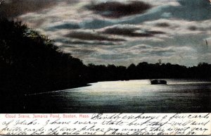 Massachusetts Boston Jamaica Pond Cloud Scene 1907