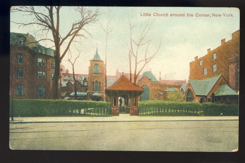 New York City, New York/NY Postcard, Little Church Around The Corner