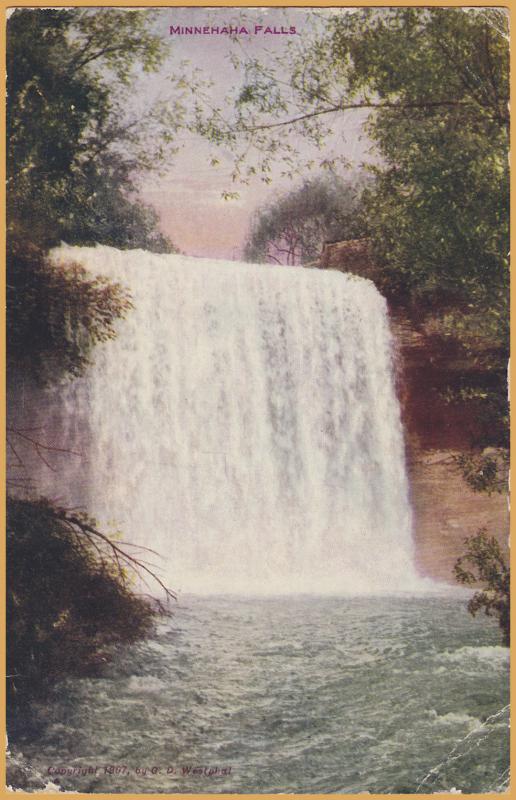 Minneapolis, Minn., Minnehaha Falls - 1907, G.D. Westphal - 1910