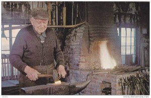 Blacksmith Shop, The Smithy At His Working Forge, The Shelburne Museum, Shelb...