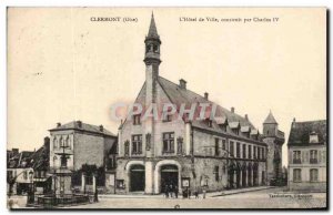 Old Postcard Clermont L & # 39Hotel City Built By Charles X