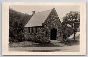 Shelburne MA RPPC Free Library Real Photo Postcard Q30