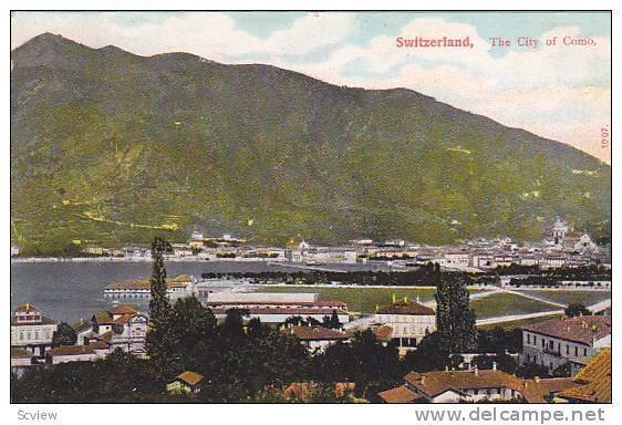 Panorama, The City Of Como, Switzerland, 1900-1910s