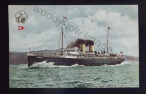 f2221 - Holyhead to Dublin Ferry - SS Anglia - postcard