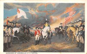 Surrender of Cornwallis, US Capitol Colonial Unused 