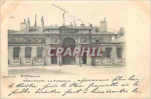 Old Postcard Besancon Prefecture (map 1900)