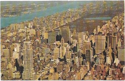 New York City.  Unused. Central Park looking North.  1967