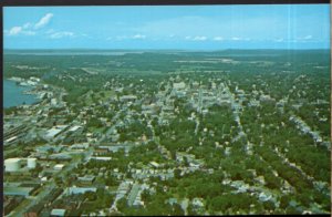 Vermont BURLINGTON Bird's-eye View overlooking Lake Champlain - Chrome