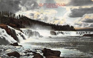 Falls of Willamette River Oregon - California Route Southern Pacific Railway ...