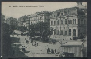 Algeria Postcard - Alger - Place De La Republique Et Le Theatre    T9890