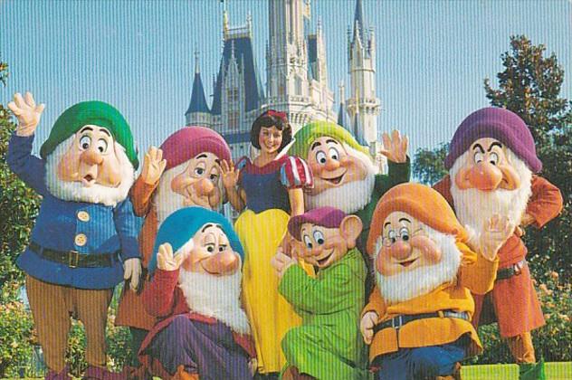 Orlando Walt Disney World Snow White and The Seven Dwarfs and Cinderella Castle