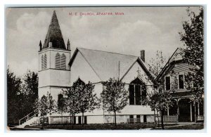 ATWATER, MN Minnesota ~ M E CHURCH  c1910s Kandiyohi County  Postcard