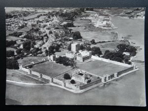 Hampshire PORTCHESTER CASTLE Aerial View c1960s RP Postcard by H. Tempest