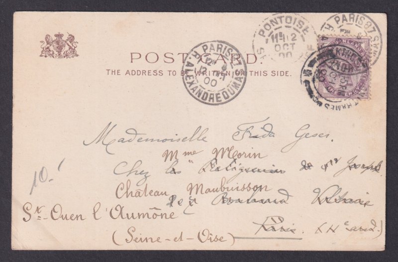 Vintage Postcard United Kingdom Henley-on-Thames General view 1900
