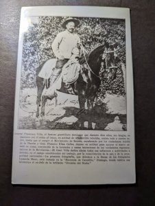 Mint USA Military Army PPC Postcard Mexican Revolution General Francisco Villa