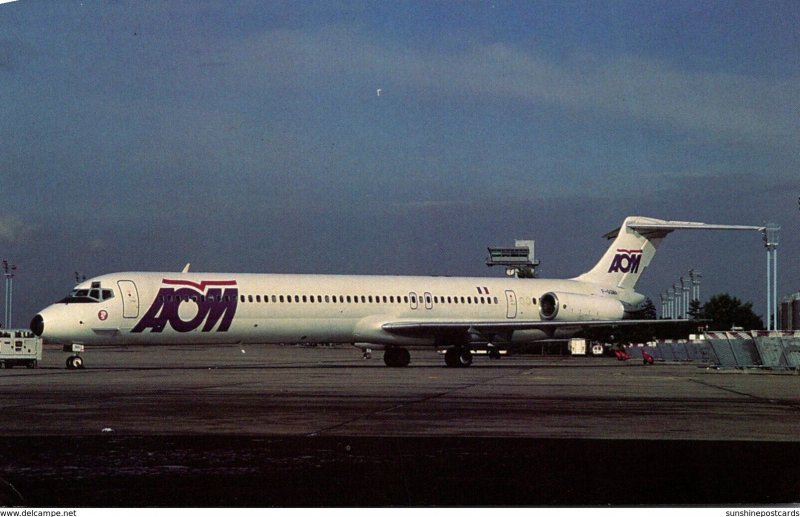 AOM French Airlines McDonnell Douglas MD-83 At Orly Airport Paris