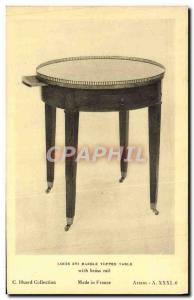 Old Postcard Louis XIV Marble Topped Table