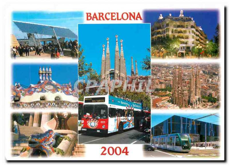 Postcard Modern BARCELONA