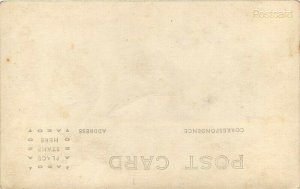 Military, Navy Men on Ship, RPPC