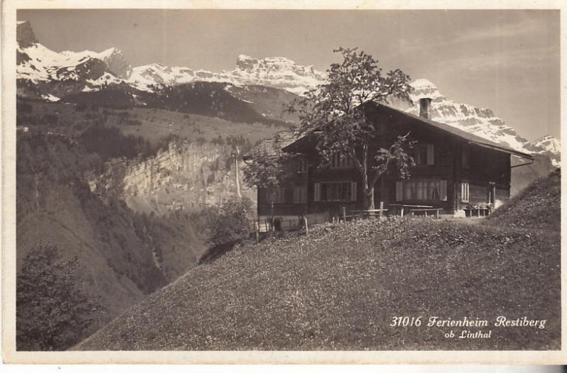 Ferienheim Restiberg ob Linthal 1935