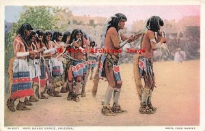 Native American Hopi Indians Snake Dance, Detroit Pub Fred Harvey No H-2071