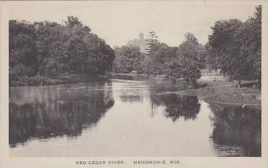 Wisconsin Menomonie Red Cedar River Albertype