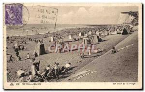 Old Postcard Mers les Bains A corner of the Beach