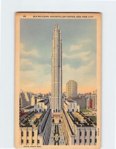 Postcard RCA Building, Rockefeller Center, New York City, New York