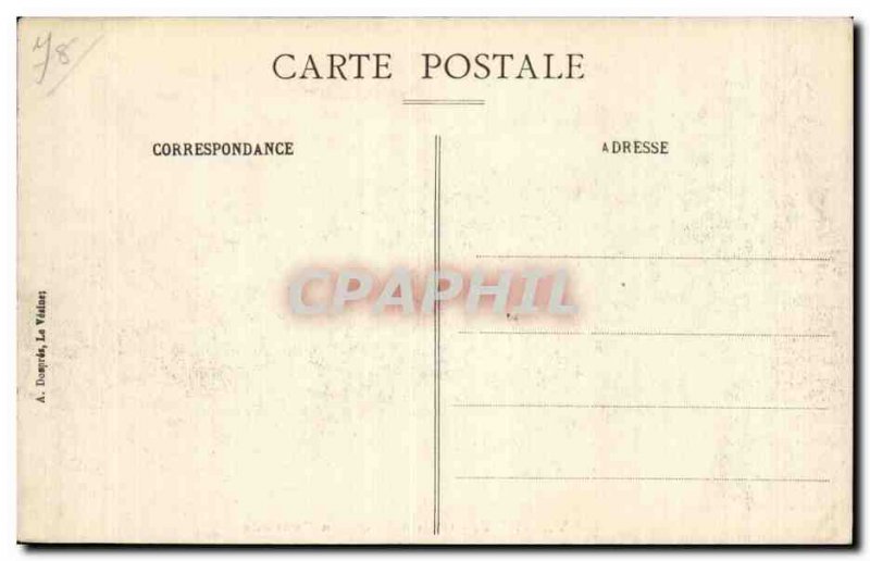 Old Postcard Le Vesinet Grand Lake Cascade