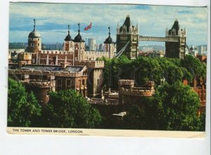 441172 Great Britain 1979 Tower London Bridge RPPC to Germany advertising