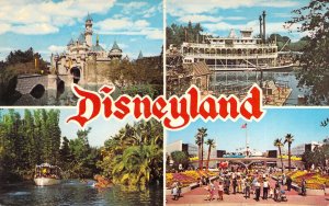 Disneyland,1-341, Multiview, Magic Kingdom  Old Postcard