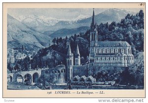 La Basilique, LOURDES (Hautes Pyrenees), France, 1910-1920s