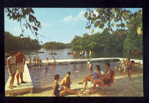 Lebanon, Connecticut/CT/Conn Postcard, Grand Lake Lodge, Dock & Private Lake