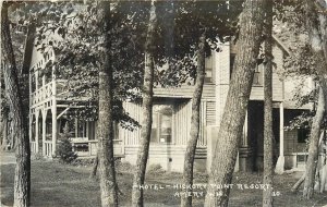 1920s Amery Wisconsin Hotel Hickory Point Resort #20 RPPC Postcard 26-519