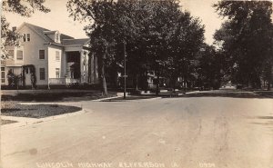 G46/ Jefferson Iowa RPPC Postcard 1927 Lincoln Highway Homes