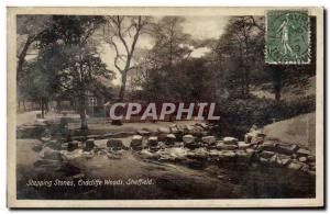 Old Postcard Stepping Stones Woods Sheffield Endcliffe