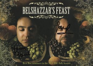 Paul Sartin Belshazzar's Feast Folk Rock Hand Signed Photo