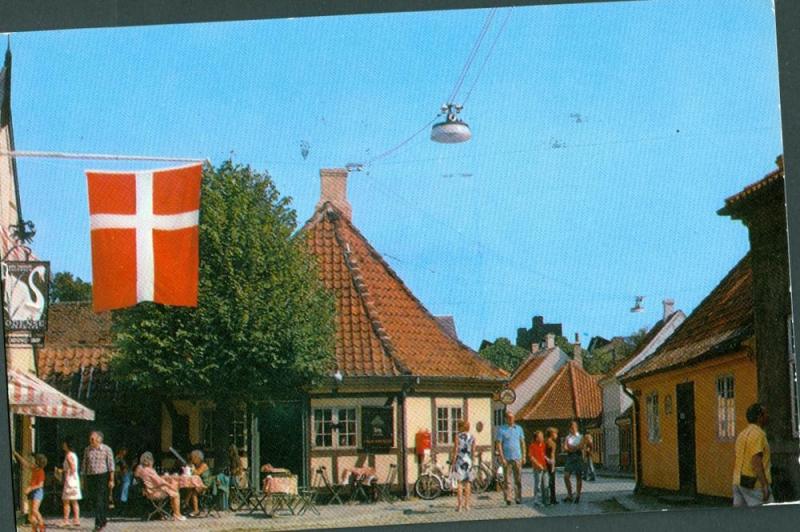 Denmark. Postcard. H.C. Andersen, House,Odense. 1976.