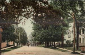 Thomaston ME Knox St. c1910 Postcard #2