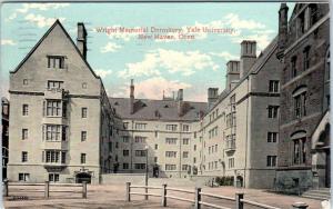 NEW HAVEN, Connecticut  CT   Wright Memorial Dormitory YALE UNIVERSITY  Postcard