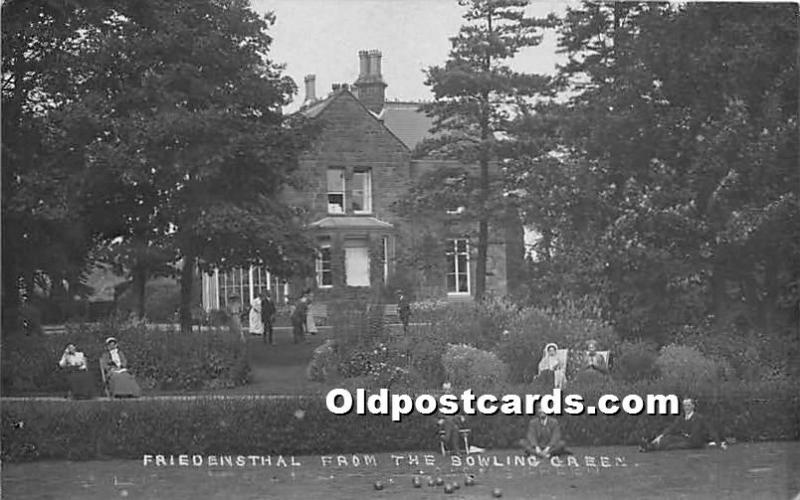 Friedensthal from the Bowling Green Lawn Bowling 1919 