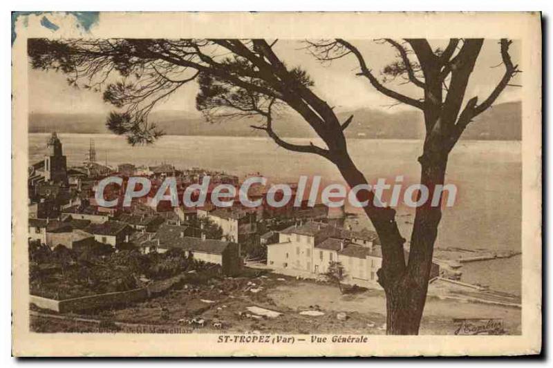 Postcard Old St Tropez Var Vue Generale