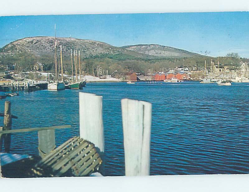 Pre-1980 HARBOR SCENE Camden Maine ME F4573