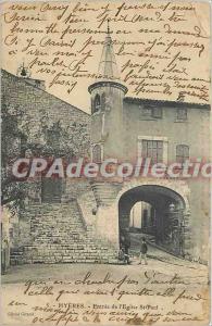 Postcard Old Hyeres Entree Entree of The Church of St Paul