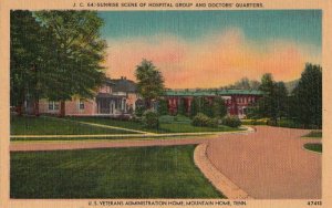 Postcard US Veterans Administration Home Mountain Home TN