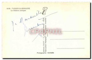 Old Postcard Vaison la Romaine the Ancient Theater