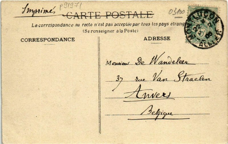 CPA Montlucon Le Chateau et les Casevnes (991971)