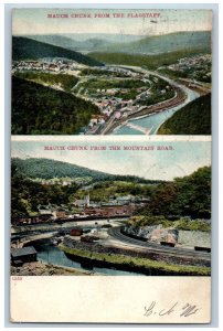 1907 Mauch Chunk Flagstaff Mountain Road Dualview Pennsylvania Vintage Postcard