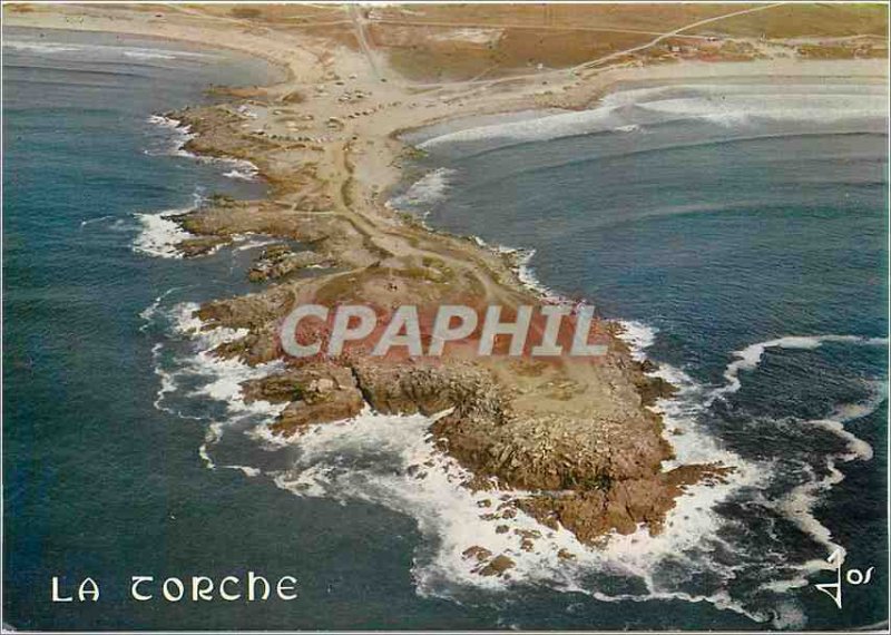Postcard Moderne Saint Guenole Penmarch La Pointe de la Torche or come crashi...